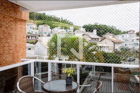 Varanda Gourmet de apartamento para alugar com 3 quartos, 92m² em Córrego Grande, Florianópolis