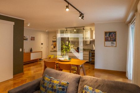 Sala de apartamento à venda com 1 quarto, 78m² em Alto de Pinheiros, São Paulo