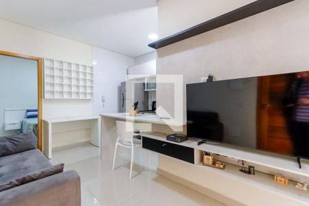 Sala de apartamento à venda com 1 quarto, 37m² em Vila Gustavo, São Paulo