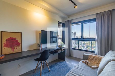 Sala de apartamento para alugar com 1 quarto, 45m² em Cerqueira César, São Paulo