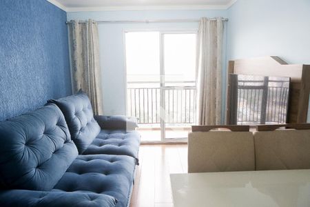 Sala - Sala de Jantar de apartamento à venda com 2 quartos, 52m² em Vila Homero Thon, Santo André