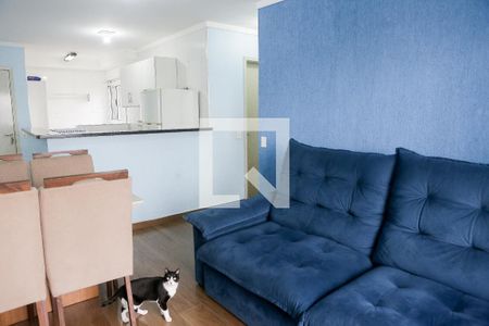 Sala - Sala de Jantar de apartamento à venda com 2 quartos, 52m² em Vila Homero Thon, Santo André