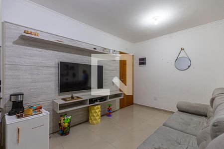 Sala de apartamento à venda com 2 quartos, 108m² em Jardim Ocara, Santo André