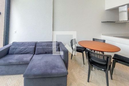 Sala/Cozinha de apartamento para alugar com 2 quartos, 108m² em Cerqueira César, São Paulo