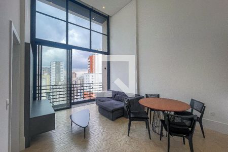 Sala/Cozinha de apartamento para alugar com 2 quartos, 108m² em Cerqueira César, São Paulo