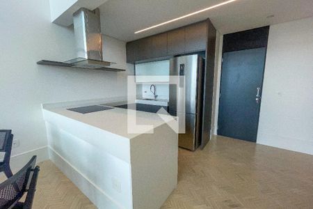 Sala/Cozinha de apartamento para alugar com 2 quartos, 108m² em Cerqueira César, São Paulo