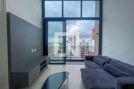 Sala/Cozinha de apartamento para alugar com 2 quartos, 108m² em Cerqueira César, São Paulo