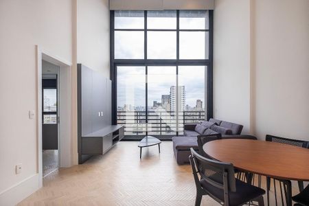 Sala/Cozinha de apartamento para alugar com 2 quartos, 108m² em Cerqueira César, São Paulo