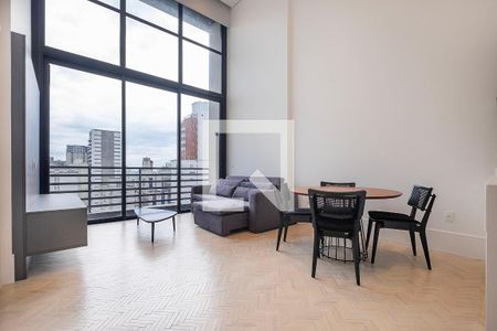 Sala/Cozinha de apartamento para alugar com 2 quartos, 108m² em Cerqueira César, São Paulo