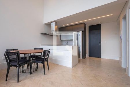 Sala/Cozinha de apartamento para alugar com 2 quartos, 108m² em Cerqueira César, São Paulo