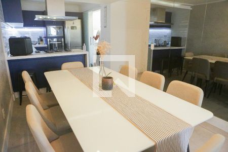 Sala de Jantar de casa de condomínio à venda com 3 quartos, 160m² em Vila Homero Thon, Santo André