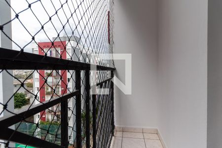 Varanda da Sala de apartamento à venda com 2 quartos, 53m² em Vila Carmosina, São Paulo