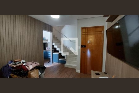 Sala de apartamento à venda com 4 quartos, 150m² em Vila Pires, Santo André