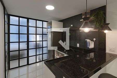 Cozinha de kitnet/studio para alugar com 1 quarto, 35m² em Centro, Rio de Janeiro