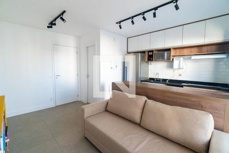 Sala/Cozinha de apartamento para alugar com 1 quarto, 43m² em Vila Clementino, São Paulo