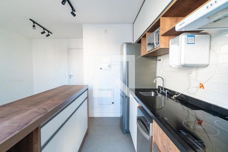 Sala/Cozinha de apartamento para alugar com 1 quarto, 43m² em Vila Clementino, São Paulo