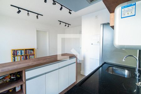 Sala/Cozinha de apartamento para alugar com 1 quarto, 43m² em Vila Clementino, São Paulo