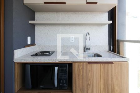 Cozinha/Varanda  de apartamento para alugar com 1 quarto, 26m² em Vila Nova Conceição, São Paulo