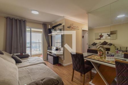 Sala de apartamento à venda com 3 quartos, 73m² em Jardim Maria Rosa, Taboão da Serra