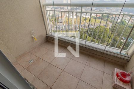 Varanda da Sala de apartamento à venda com 3 quartos, 73m² em Jardim Maria Rosa, Taboão da Serra