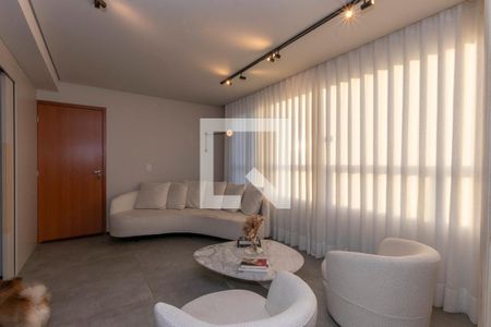 Sala de apartamento à venda com 2 quartos, 127m² em Carmo, Belo Horizonte