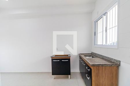 Cozinha de apartamento para alugar com 1 quarto, 24m² em Vila Sonia, São Paulo