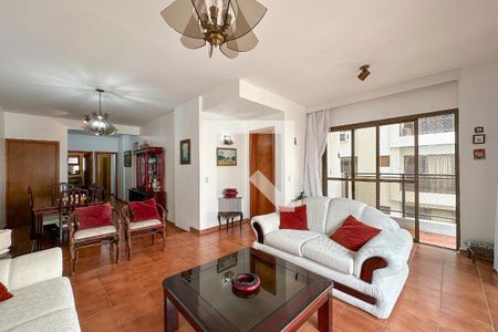 Sala de apartamento para alugar com 4 quartos, 176m² em Barra Funda, Guarujá