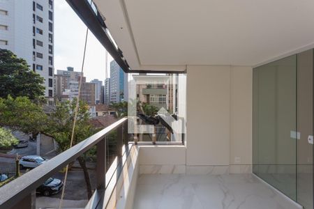 Varanda de apartamento à venda com 4 quartos, 154m² em Serra, Belo Horizonte