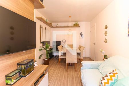 Sala de apartamento à venda com 2 quartos, 47m² em Jardim Monte Alegre, Taboão da Serra