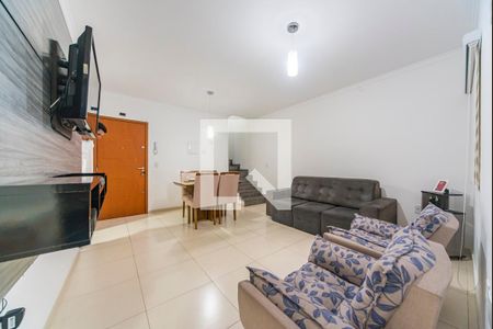 Sala de apartamento à venda com 2 quartos, 84m² em Vila Guarará, Santo André