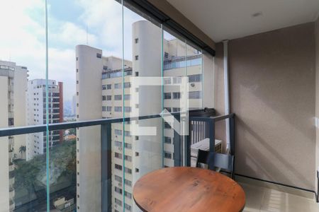 Varanda de kitnet/studio para alugar com 1 quarto, 30m² em Campo Belo, São Paulo