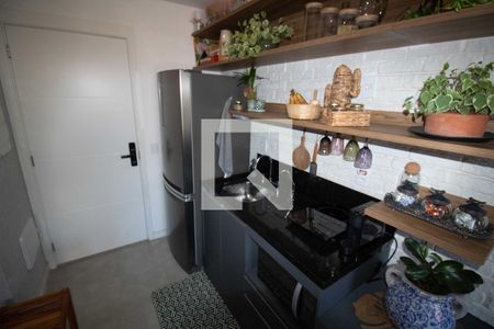 Cozinha de kitnet/studio à venda com 1 quarto, 28m² em Mirandópolis, São Paulo