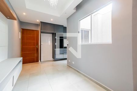 Sala de casa de condomínio para alugar com 2 quartos, 88m² em Vila Alice, Santo André