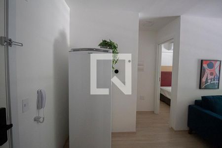 Sala Cozinha de apartamento para alugar com 1 quarto, 31m² em Liberdade, São Paulo