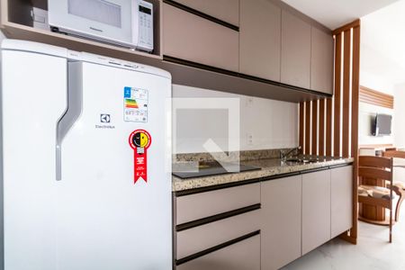 Cozinha de apartamento para alugar com 1 quarto, 30m² em Partenon, Porto Alegre