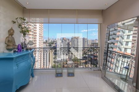 Varanda da Sala de apartamento à venda com 2 quartos, 100m² em Jardim das Acácias, São Paulo