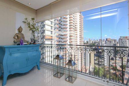 Varanda da Sala de apartamento à venda com 2 quartos, 100m² em Jardim das Acácias, São Paulo