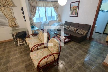 Sala/Quarto de apartamento para alugar com 1 quarto, 70m² em Aviação, Praia Grande