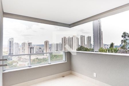 Varanda da Sala de apartamento à venda com 3 quartos, 101m² em Vila da Serra, Belo Horizonte