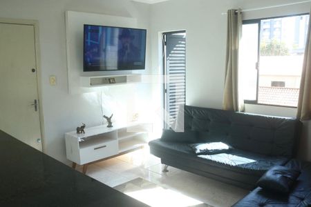 Sala de apartamento para alugar com 2 quartos, 98m² em Aviação, Praia Grande