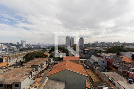 Vista Varanda Sala e Cozinha Integrada  de apartamento para alugar com 1 quarto, 30m² em Vila Ré, São Paulo