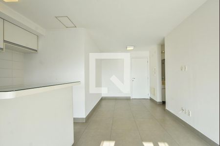 Sala de Estar de apartamento à venda com 1 quarto, 45m² em Brooklin, São Paulo