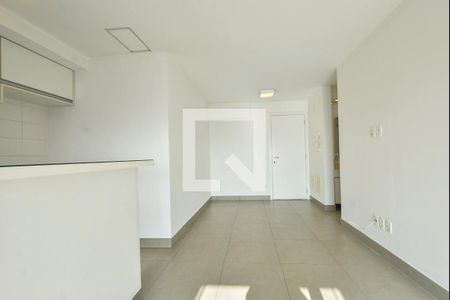 Sala de Estar de apartamento à venda com 1 quarto, 45m² em Brooklin, São Paulo
