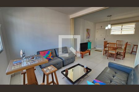 Sala de apartamento para alugar com 1 quarto, 58m² em Pompéia, Santos