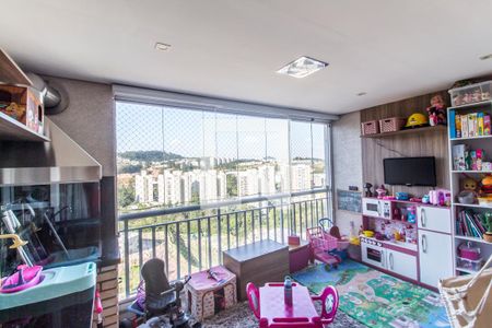 Varanda gourmet de apartamento à venda com 3 quartos, 116m² em Centro de Apoio I (alphaville), Santana de Parnaíba
