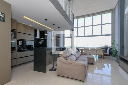 Sala de apartamento para alugar com 3 quartos, 130m² em Brooklin, São Paulo