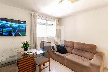 Sala de apartamento à venda com 3 quartos, 130m² em Conjunto California, Belo Horizonte