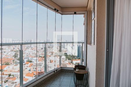 Varanda da Sala de apartamento à venda com 3 quartos, 90m² em Jardim Bela Vista, Santo André