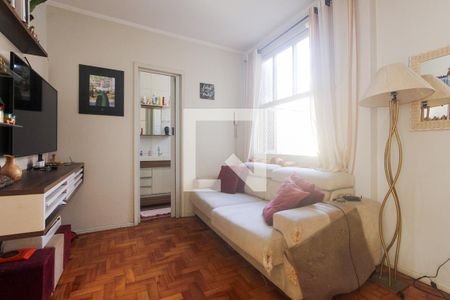 Sala de apartamento à venda com 1 quarto, 46m² em Cristo Redentor, Porto Alegre