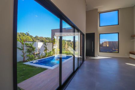 Sala de casa de condomínio à venda com 3 quartos, 290m² em Jardim Samambaia, Jundiaí